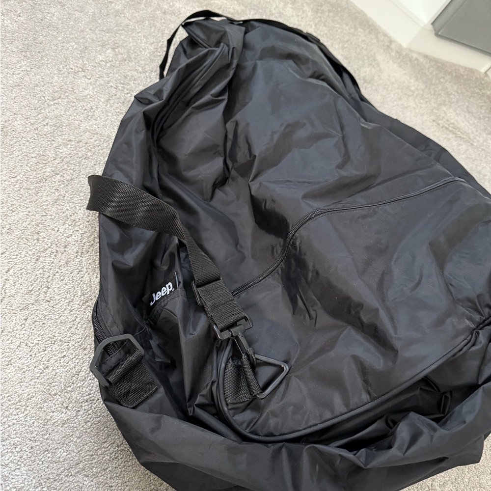 Jeep Black Bag for car seat for travel